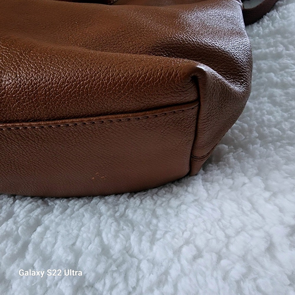 Fossil Keely crossbody tote bag in brown Leather Adjustable Strap - Picture 10 of 16
